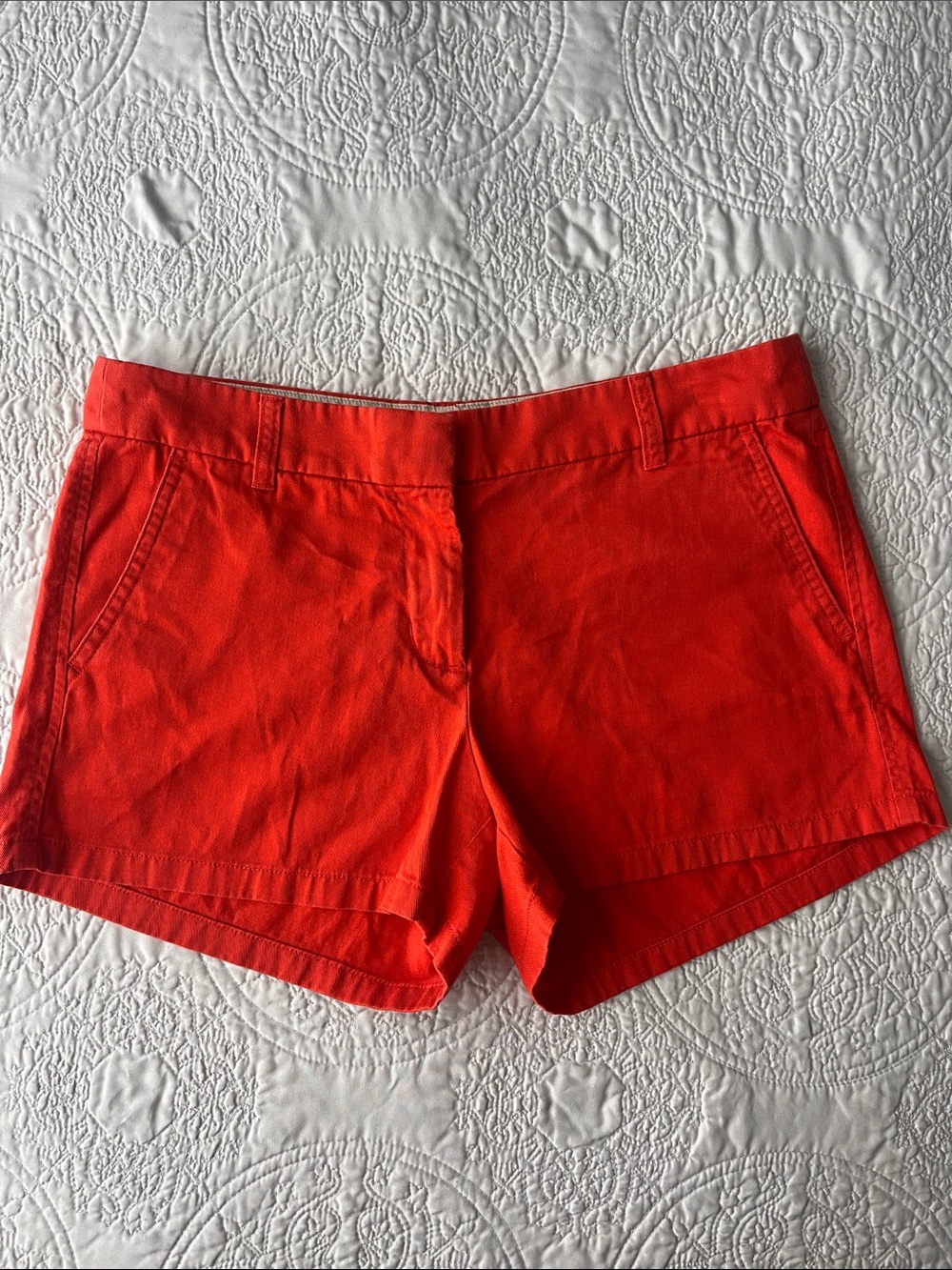 J.Crew Orange Chino Cotton Shorts